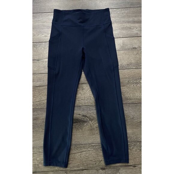 Lululemon Tight Stuff II Navy Blue Size 6 - Picture 1 of 5